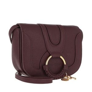 See By Chloé Mini Hana Crossbody in Burgundy
